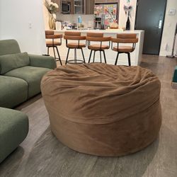 Large 5ft Adult Brown Bean Bag