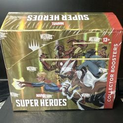 Marvel Super Heroes Collector Booster Box Magic The Gathering
