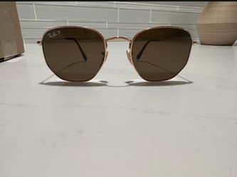 Rayban Gold Hexagonal New!