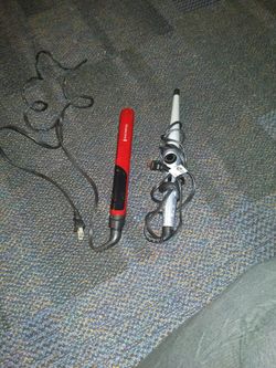 Remington Curling Wand And Straightener