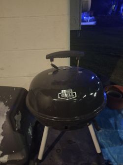 Small portable charcoal grill