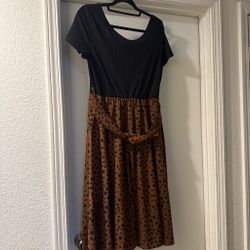 Leopard dress
