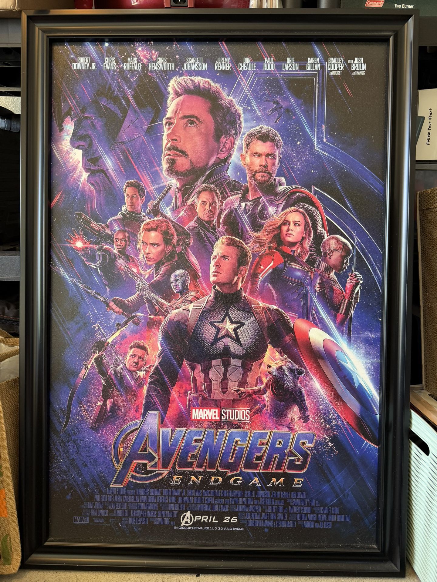 Marvel Avengers Posters; One Large One Medium
