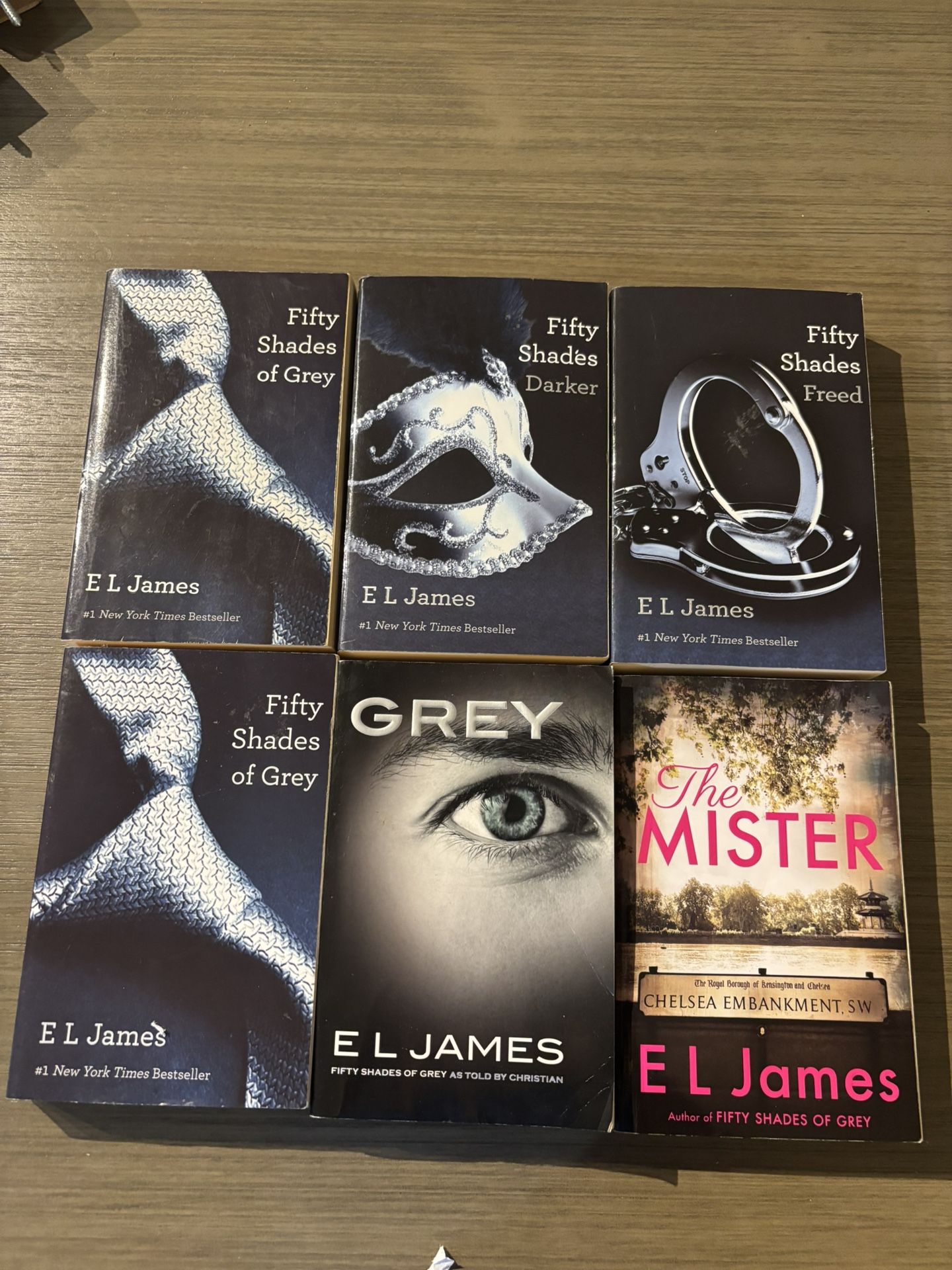 E.L. James Books, Including Fifty shades of Grey Series