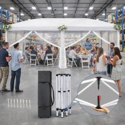 Brand New  10x 20 Easy Up Canopy With Side Nets  For 180