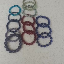 14 Handmade  Bracelets. $ 2.00 Each Or Take All For $20.00.