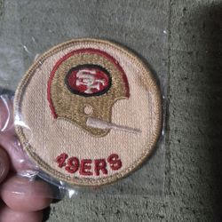 VINTAGE 1970s 49ers  Patch