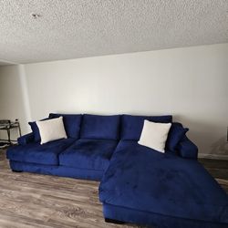 Blue 2024 oversized sectional