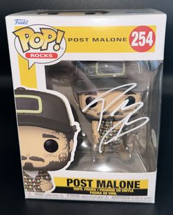 POST MALONE SIGNED FUNKO 254 PSA/DNA
