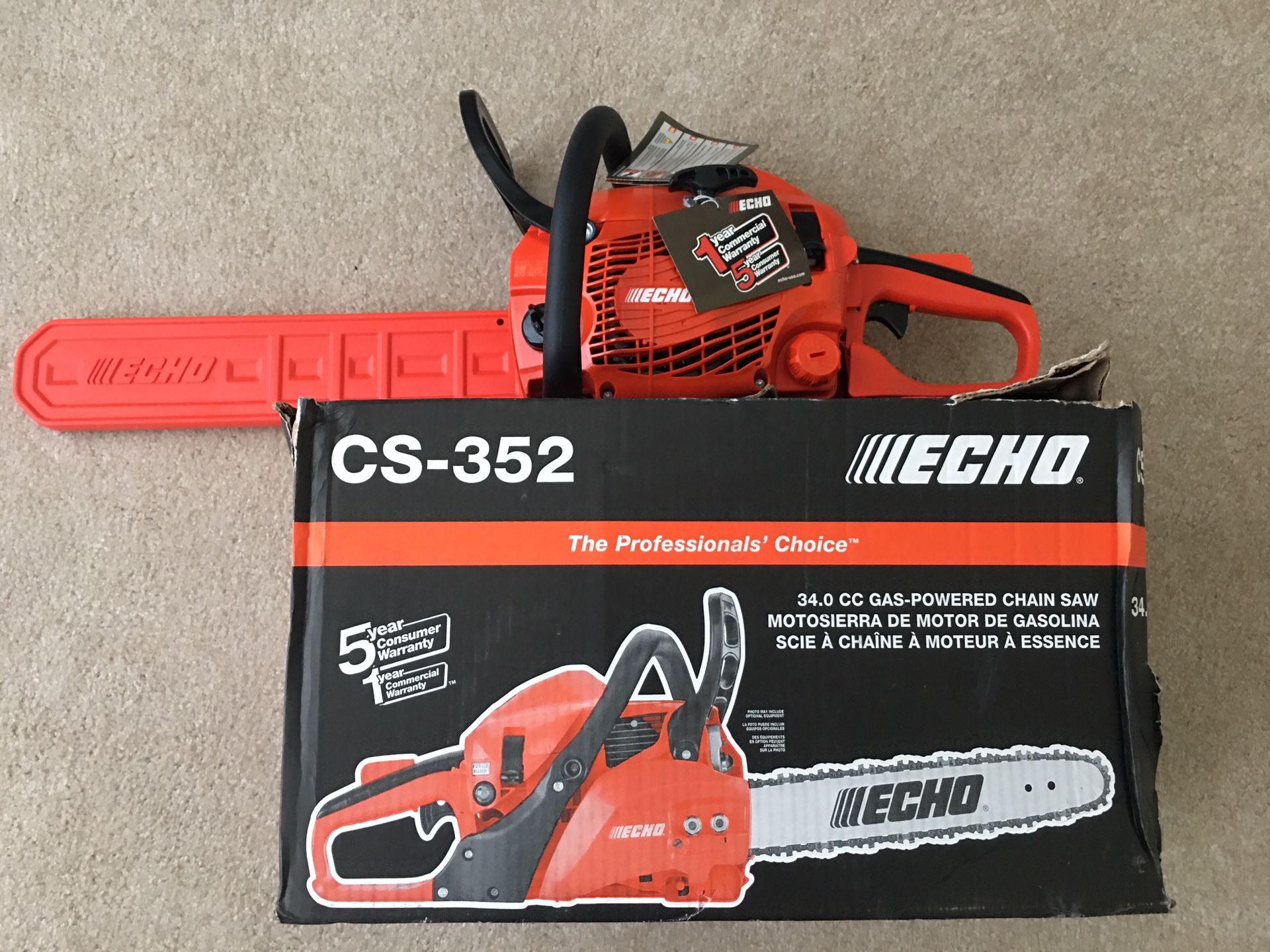 Echo chainsaw cs-352 16”