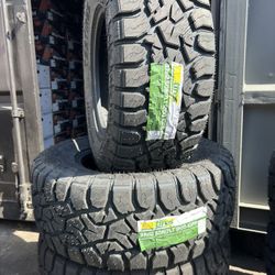33x12.50R17 New TBB Tires Installed And Balanced Included