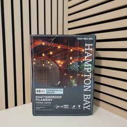 Hampton Bay String Light, Shatterproof String Light 48ft Long 