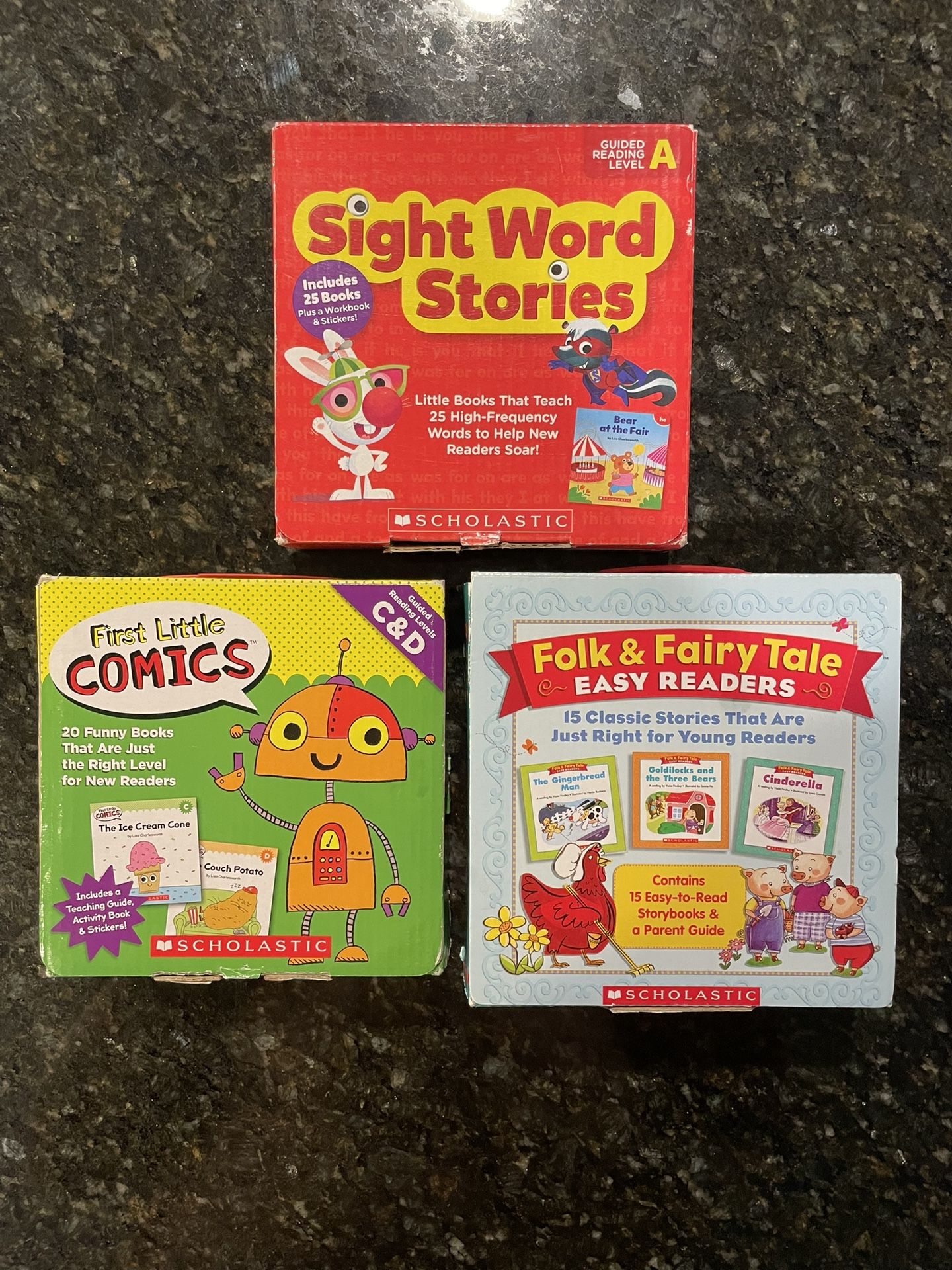 Scholastic Beginner Reader Lot of 3