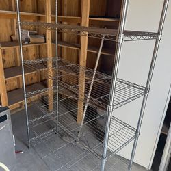Wire Metal Storage Shelving $50