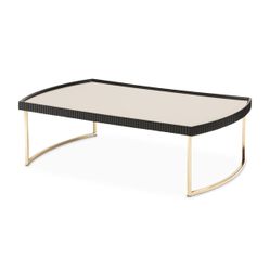 Lisbon Silken Matte Black Cocktail Table