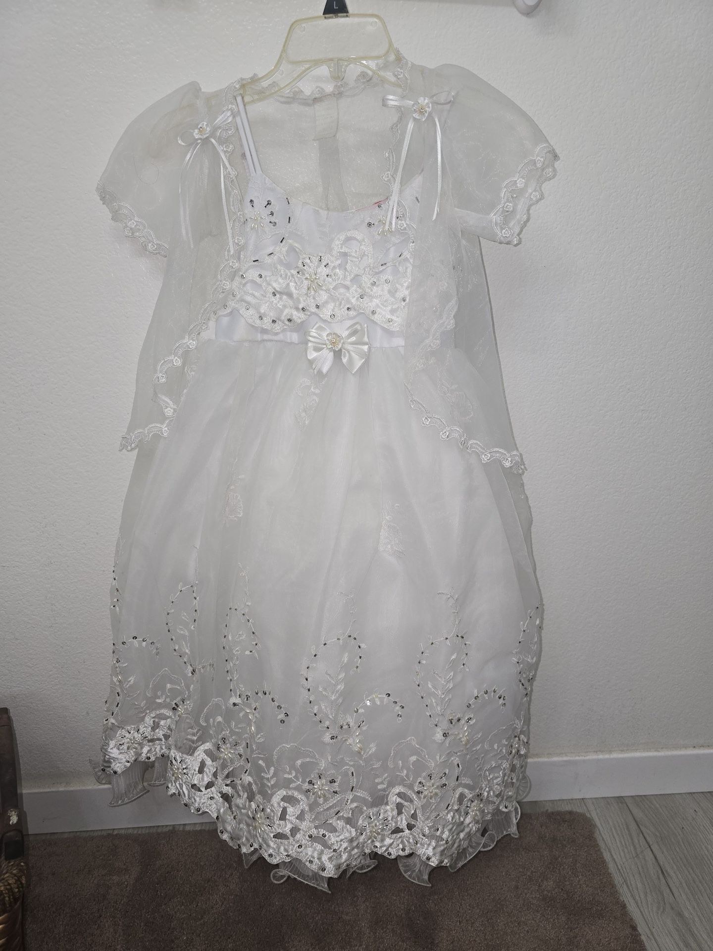 Communion/Baptism White Dress