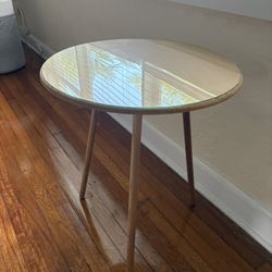 Glass top Side Table