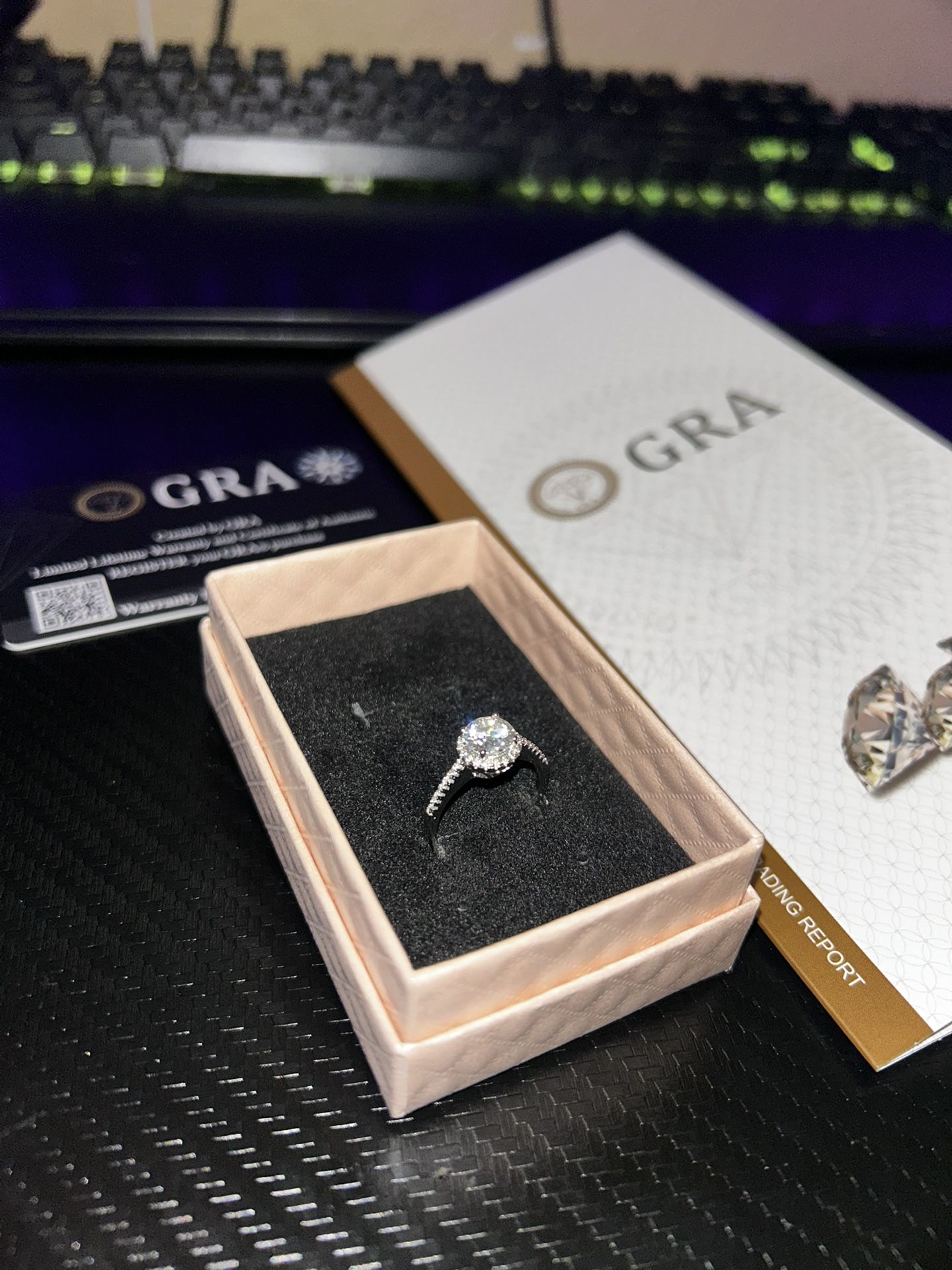 Lab Diamond Rind (adjustable)