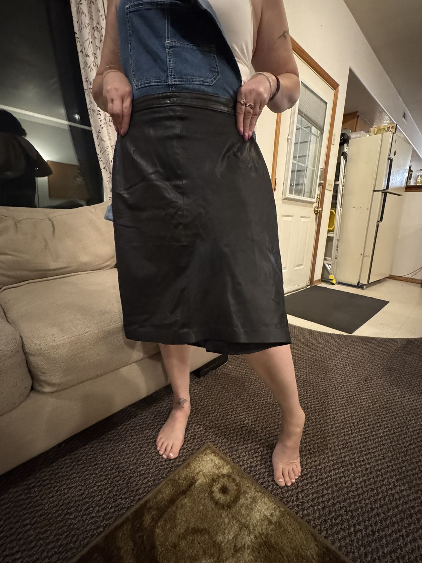 Leather Skirt
