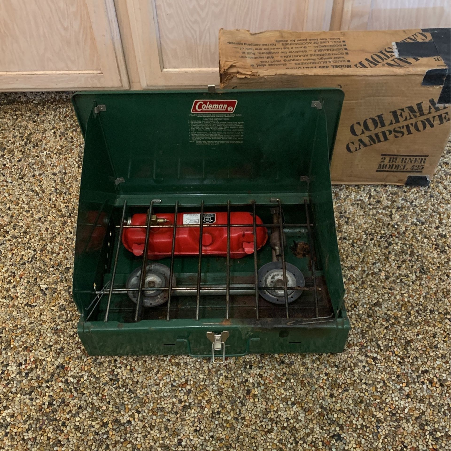 Coleman 425F Burner Camp Stove 1983 Made In USA