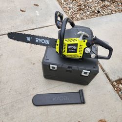 18inch 2 Cycle Chainsaw Ryobi