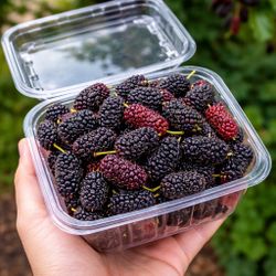 Fresh Mulberries – Sweet, Organic & Just Picked! 🍇