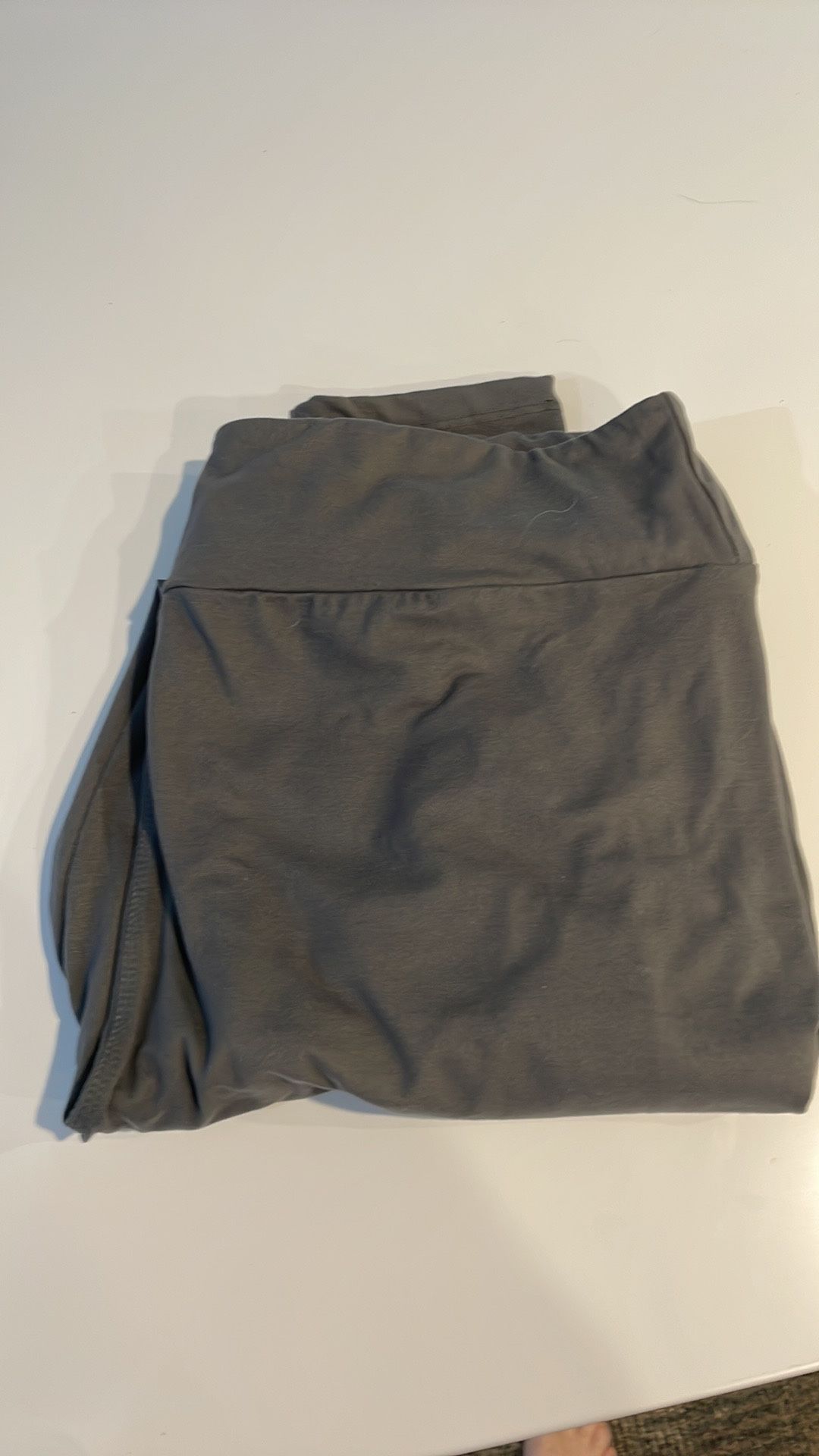 Lularoe Gray Tall And Curvy Leggings