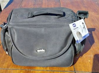 Opteka BLACK CANVAS Photo / Video Camcorder Camera Carrying Bag w/ Handle.
