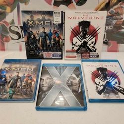 The Wolverine X-Men Days Of Future Past First Class Blu-Ray Marvel Set
