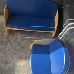 Kids Wooden Sofa Set 