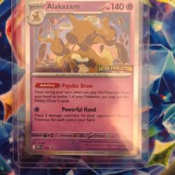 Alakazam With Mega Stamp Black Star Promo 