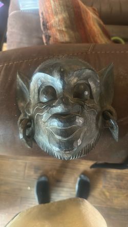 Decorative Polynesian Wooden Mask