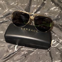 Versace Aviator Sunglasses 