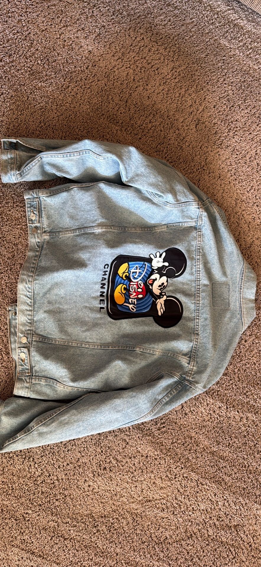 disney mickey jean jacket