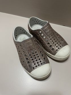 Girls Native Shoes Jefferson Pink Glitter