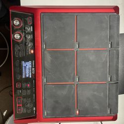 Used Roland Spd-sx Sampling Pad Special Edition Red