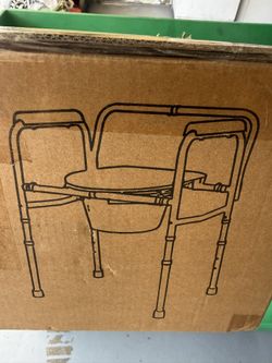 3n1 Bedside Como de N Chair With Sturdy Dual Crossbar Support N Toilet