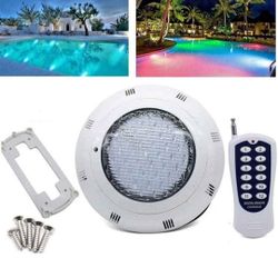  Pool Light Underwater Color-Change LED RGB with Remote Submersible Led Light IP68 Waterproof LED Inground Swimming Pool Light
