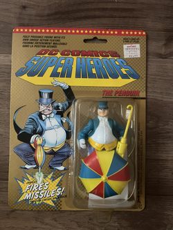 Vintage DC Comics Super Heroes 1989 The Penguin Action Figure Brand New Sealed