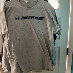 Hodgetwins Gray Graphic T-Shirt