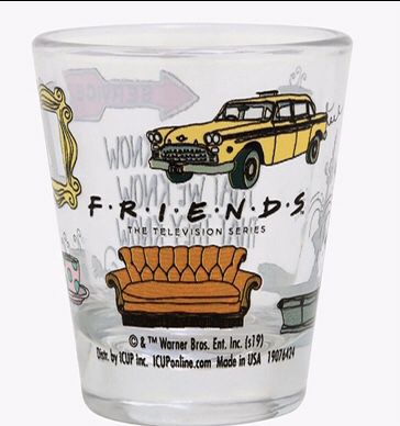 FRIENDS the tv series shot glass (New)