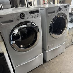 LG Washer And Dryer Only $599 For The Set With 90 Day Warranty