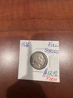 1926 Buffalo Nickel Coin