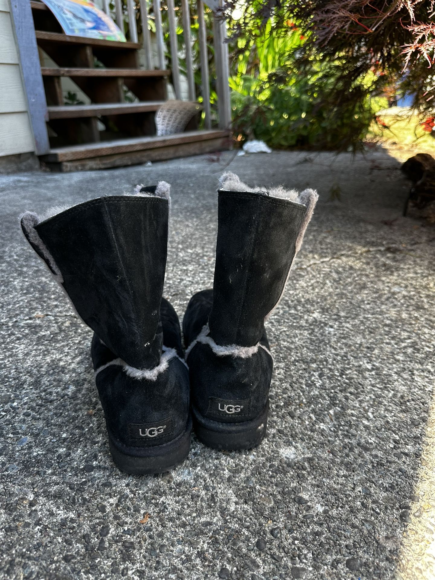Black and Grey Uggs