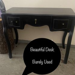 Beautiful Black Victorian. Writing Desk