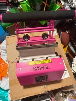 SWSAGE Mug Heat Press Machine Pink
