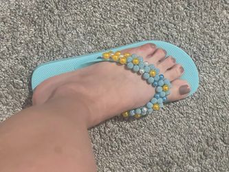 Flip Flops For Women  Shoes Comfortable With Pearls Handmade