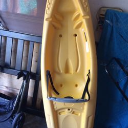 5-6’ Kayak With Paddle
