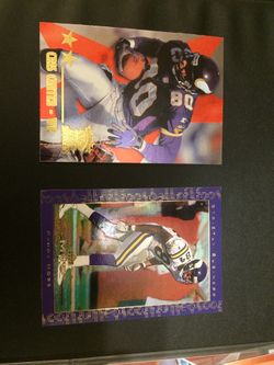 Randy Moss & Chris Carter Cards