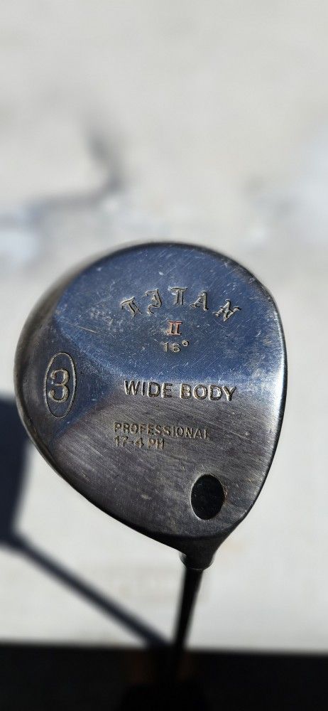 Wide Body Titan Steel Driver/1-Wood golf club